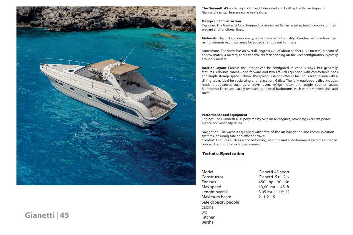 Giannetti   Technical Specification